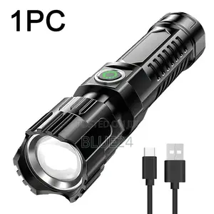 Ultra Bright Led Flashlights Portable Type-c Rechargeable