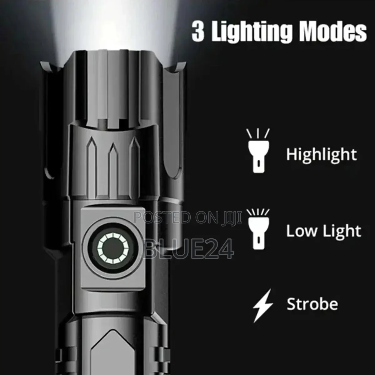 Ultra Bright Led Flashlights Portable Type-c Rechargeable