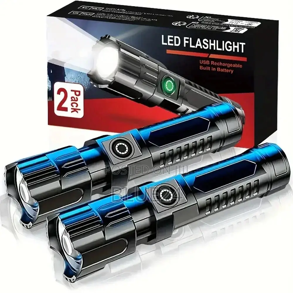 Ultra Bright Led Flashlights Portable Type-c Rechargeable