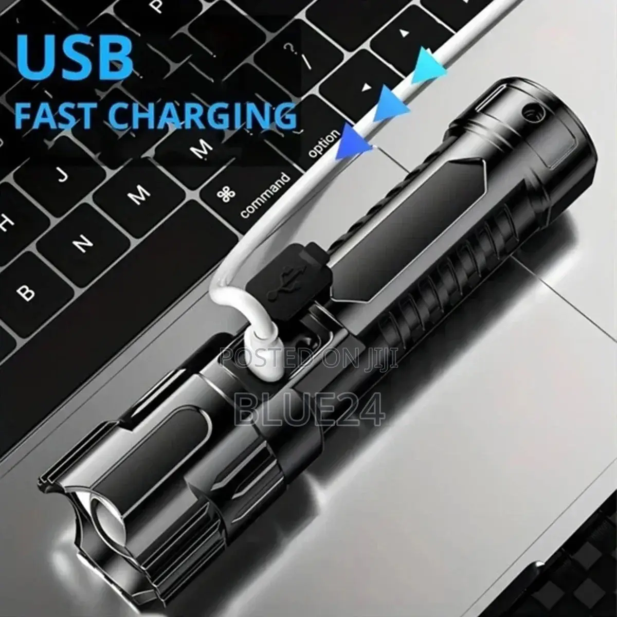 Ultra Bright Led Flashlights Portable Type-c Rechargeable