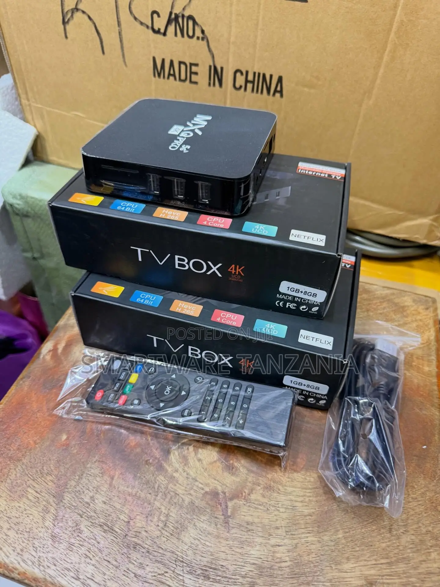 MXQ Pro 5g Tv Streaming Box 1gb/8gb With Remote and 4-Core Cpu