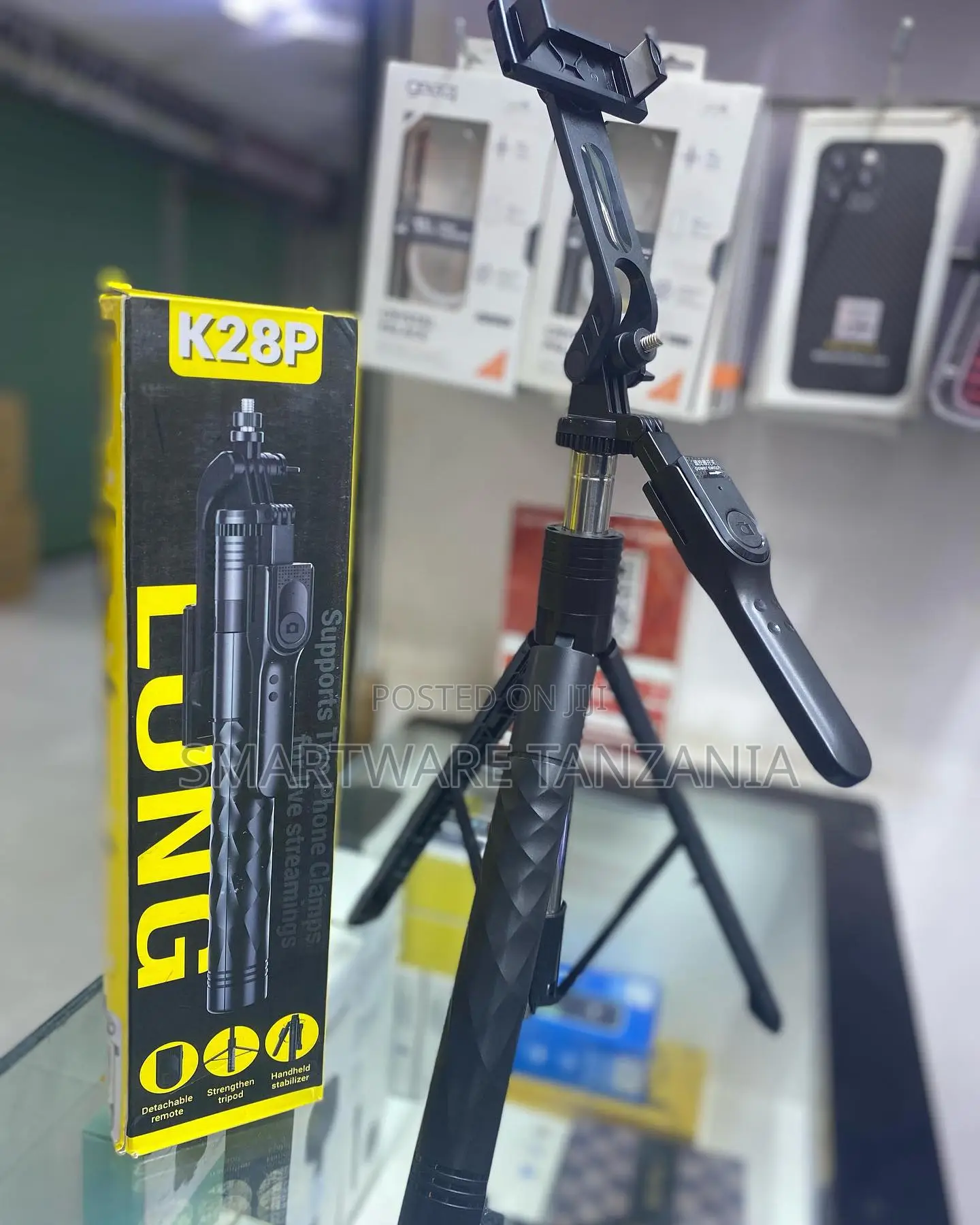 R16 Selfie Stick Tripod Stand Bluetooth Remote Extendable