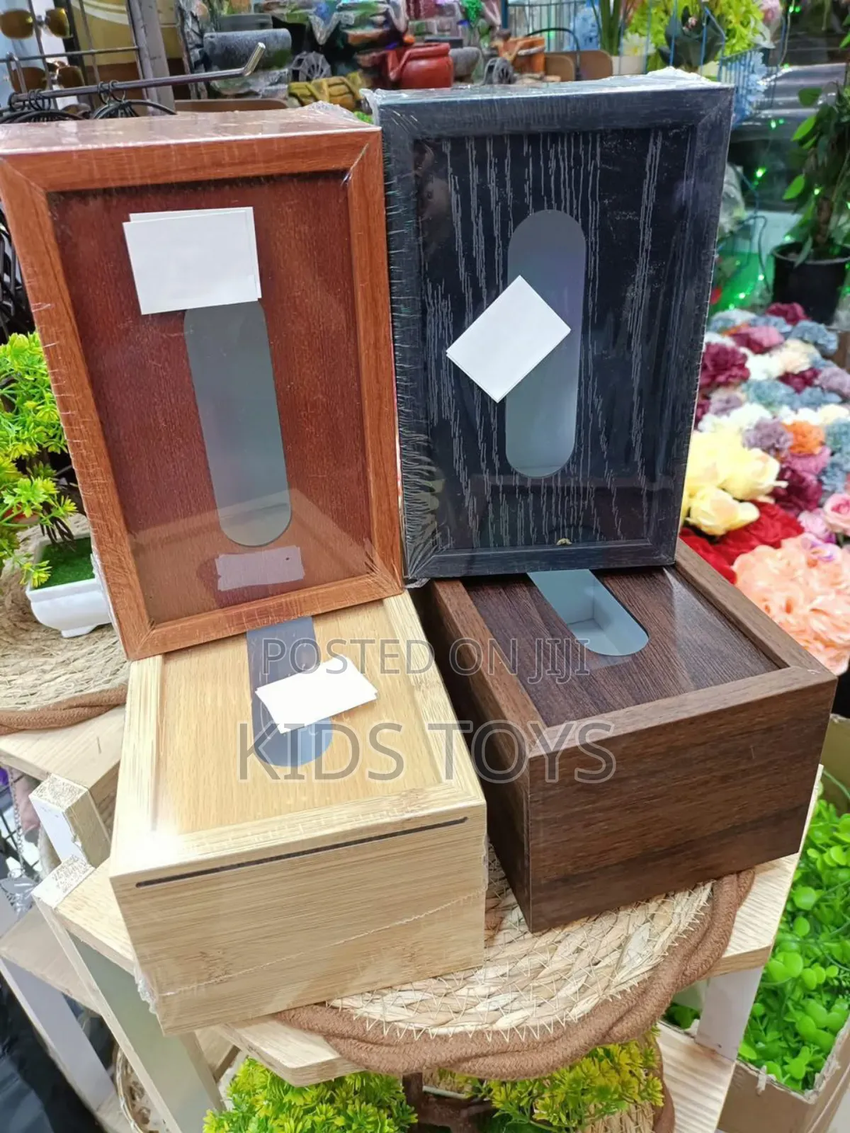 Wooden Tissue Box
