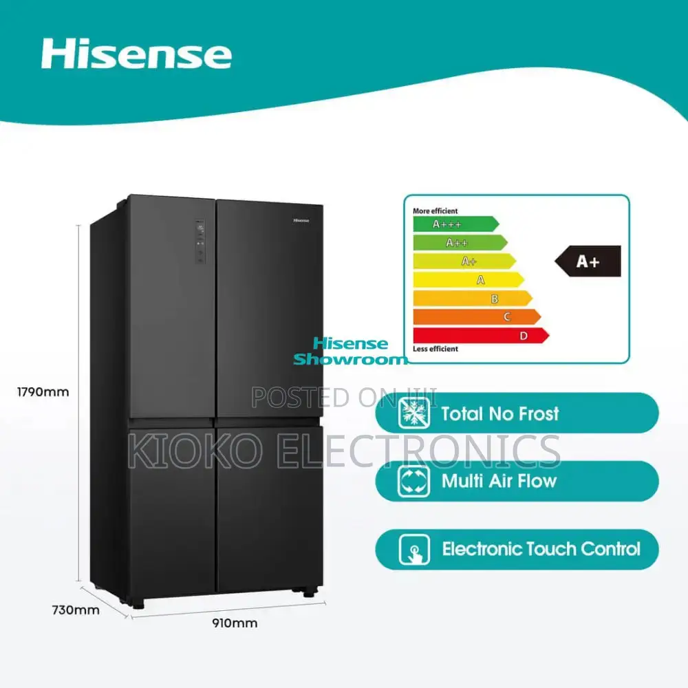 H800sb-Wd Hisense H800sb-Wd | (Side by Side) Refrigerator 631litter