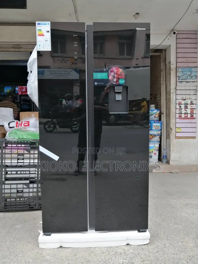 514 LTRS Hisense Side by Side Fridge H670smib_wd.