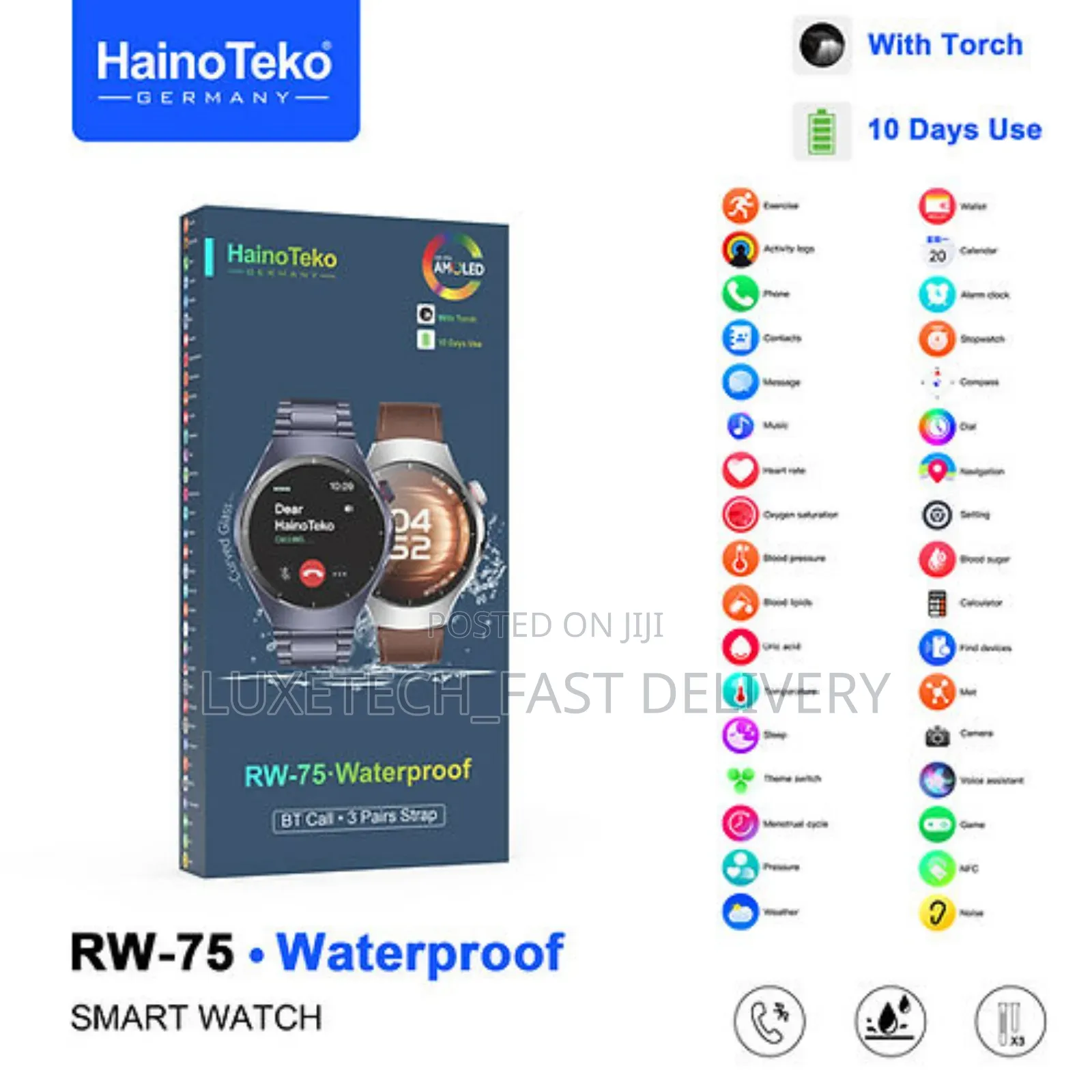 Haino Teko Rw-75 Waterproof Smart Watch