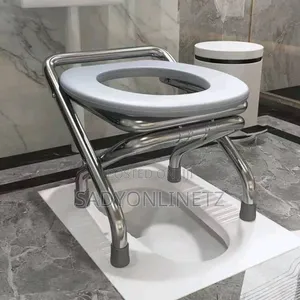 Foldable Stainless Steel Toilet Chair