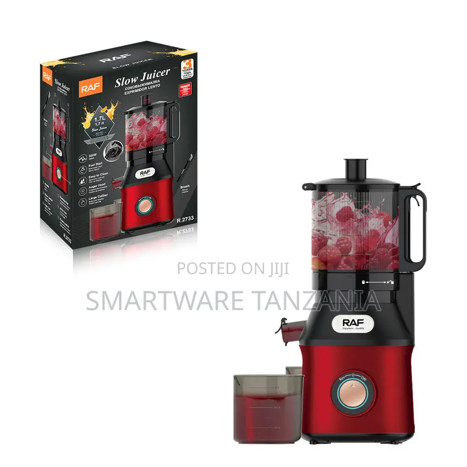 Raf R.2733 Slow Juicer, 300w Cold Press Extractor With Powerful Motor
