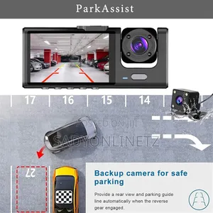 Car Dash Camera 3lens