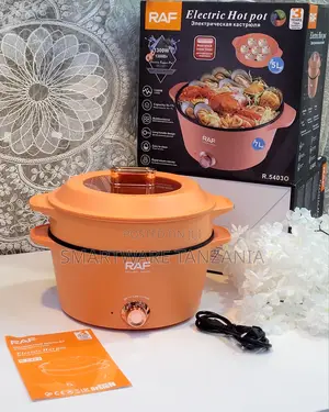 Raf 1300w Electric Hot Pot 7l Multi-cooker Orange R.54030