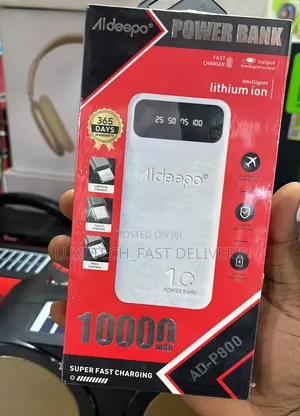 Aldeepo Ad-P800 10000mah Power Bank Super Fast Charging