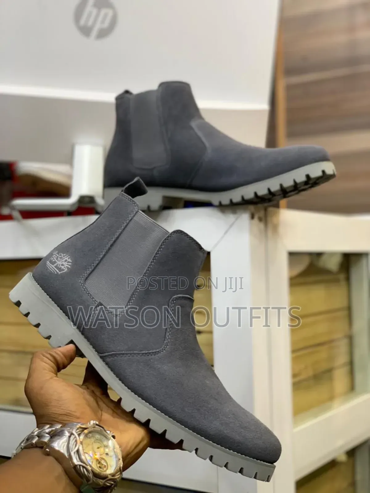 Viatu Vya Buti or Men's Boot Shoes Za Form Elegant