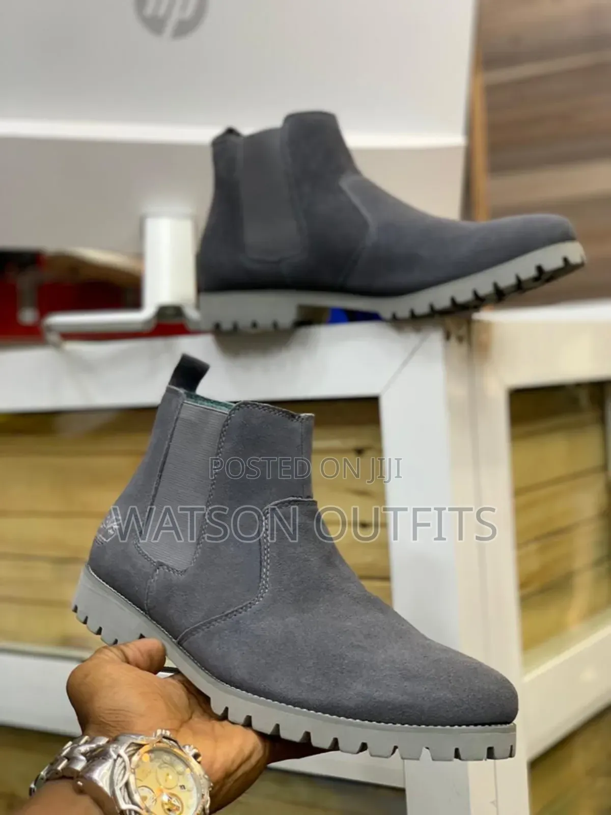 Viatu Vya Buti or Men's Boot Shoes Za Form Elegant