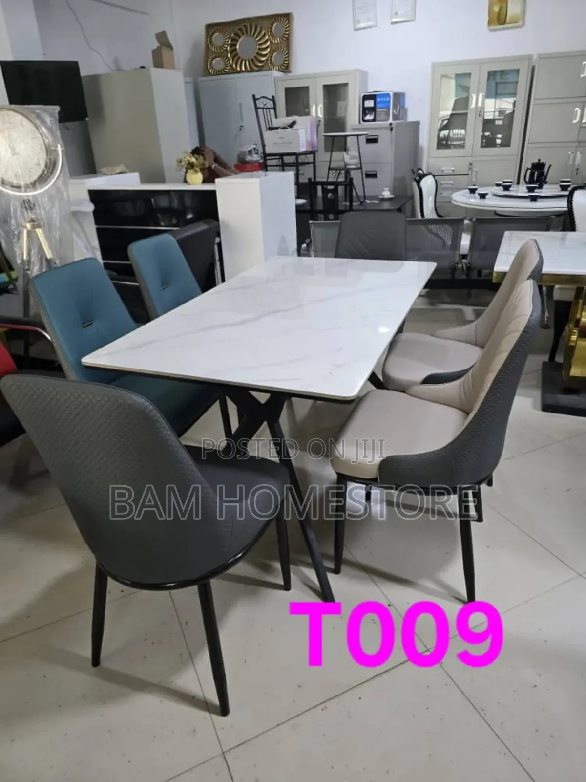 Elegant Dinning Table+ Chairs Set(4 and 6 People)