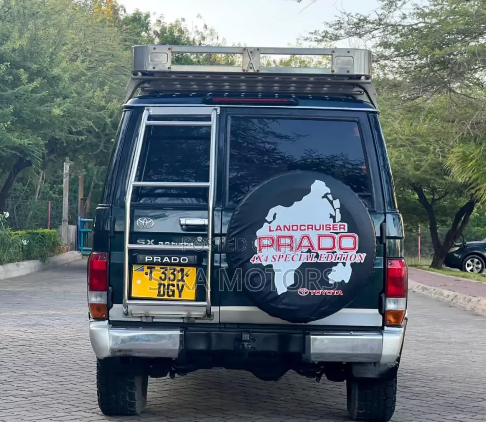 Toyota Land Cruiser Prado 2.4 DT 1995 Matt Black