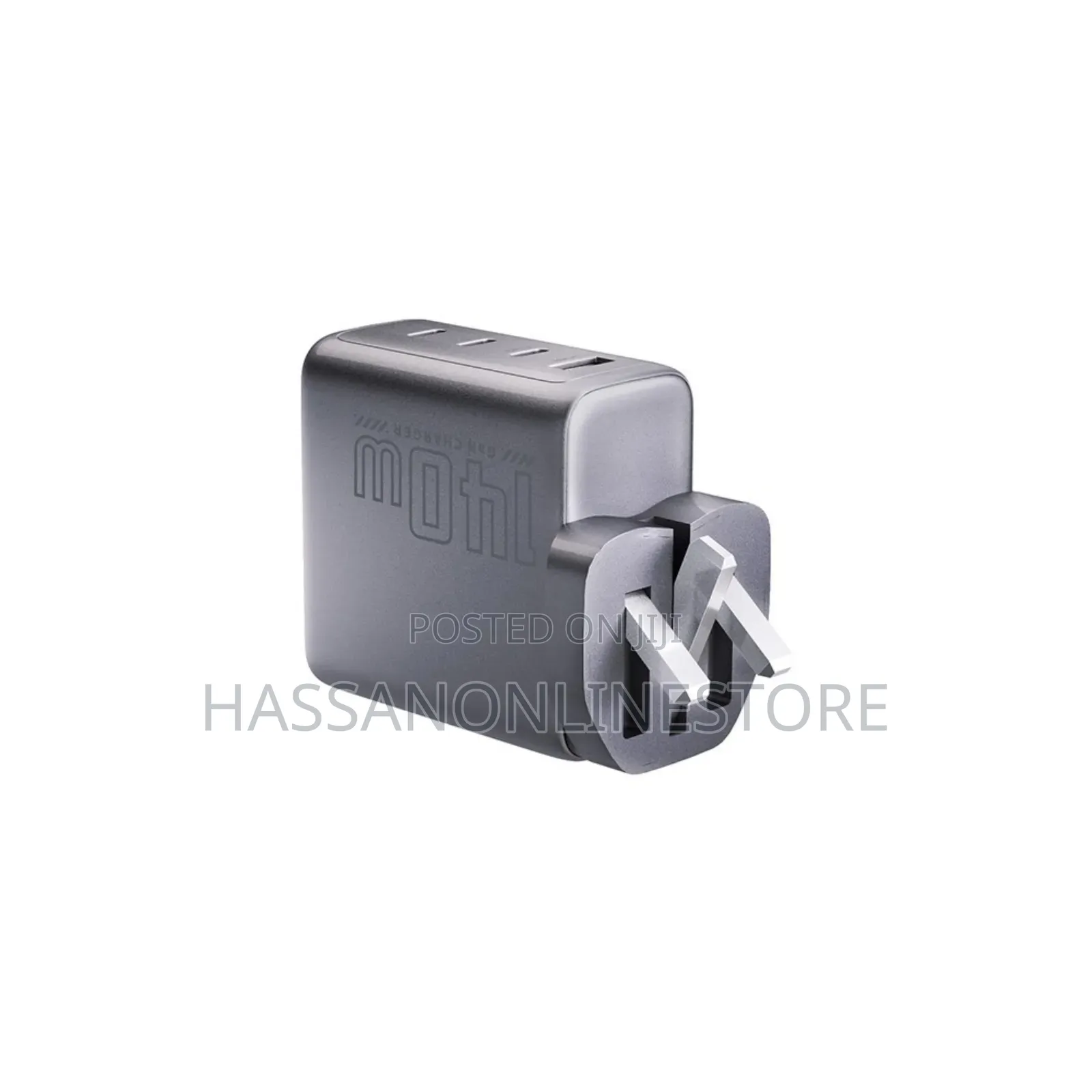 Powerology Voltflow Gan Wall Charger Pd 140w - Black