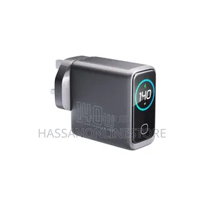 Powerology Voltflow Gan Wall Charger Pd 140w - Black