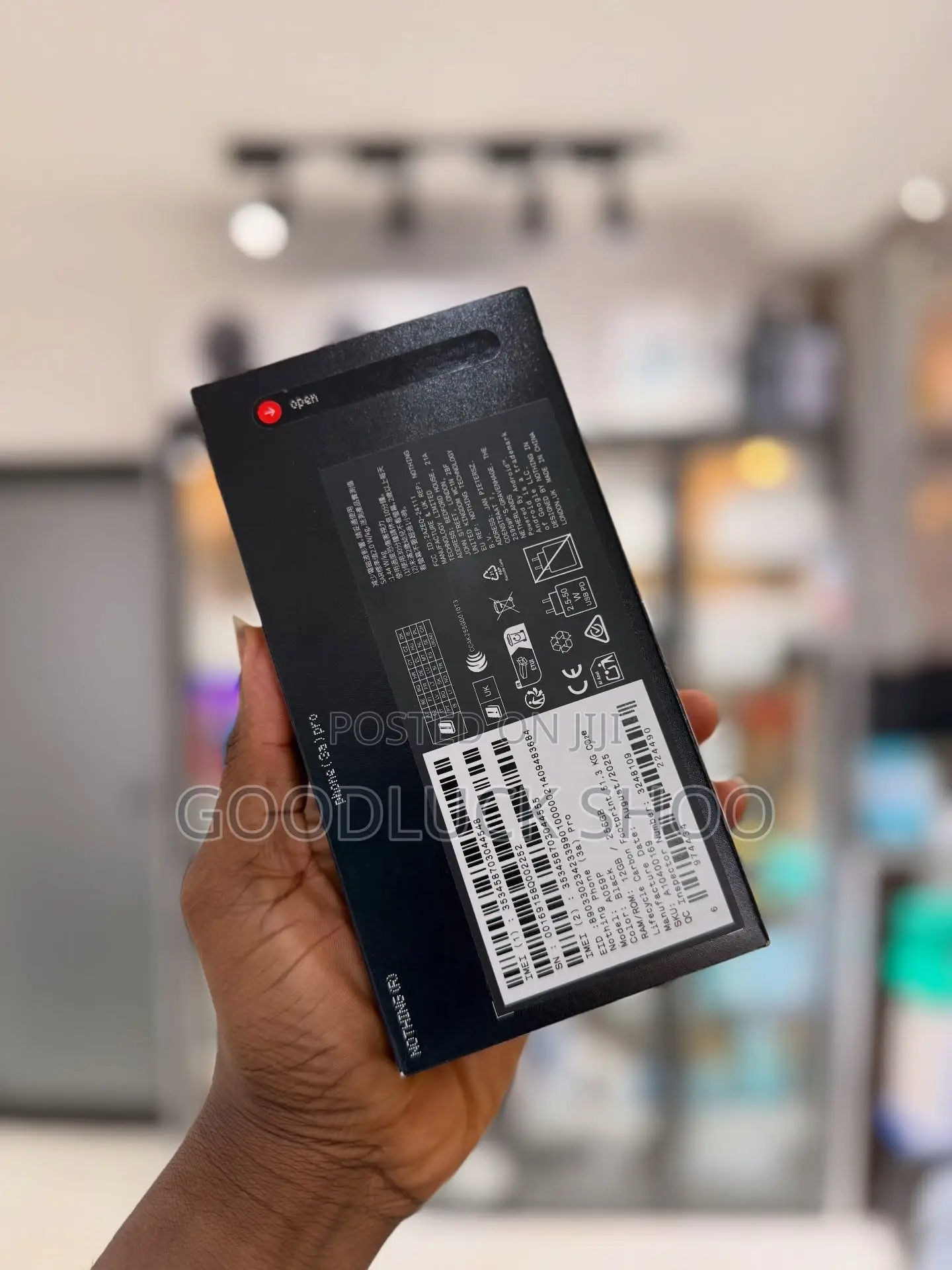 New Nothing Phone 3a Pro 256 GB Black
