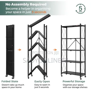 Foldable Storage Rack/Shelves 5layers