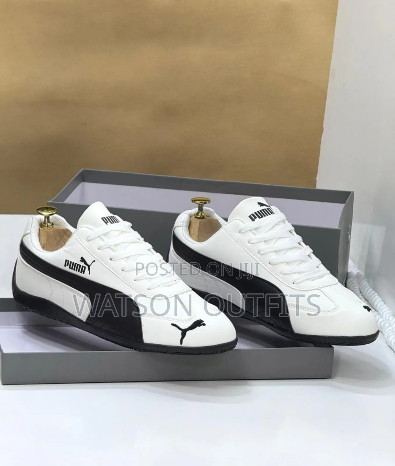 Viatu or Shoes Za Leather Materials Vya Puma Brands or Chapa Ya Puma