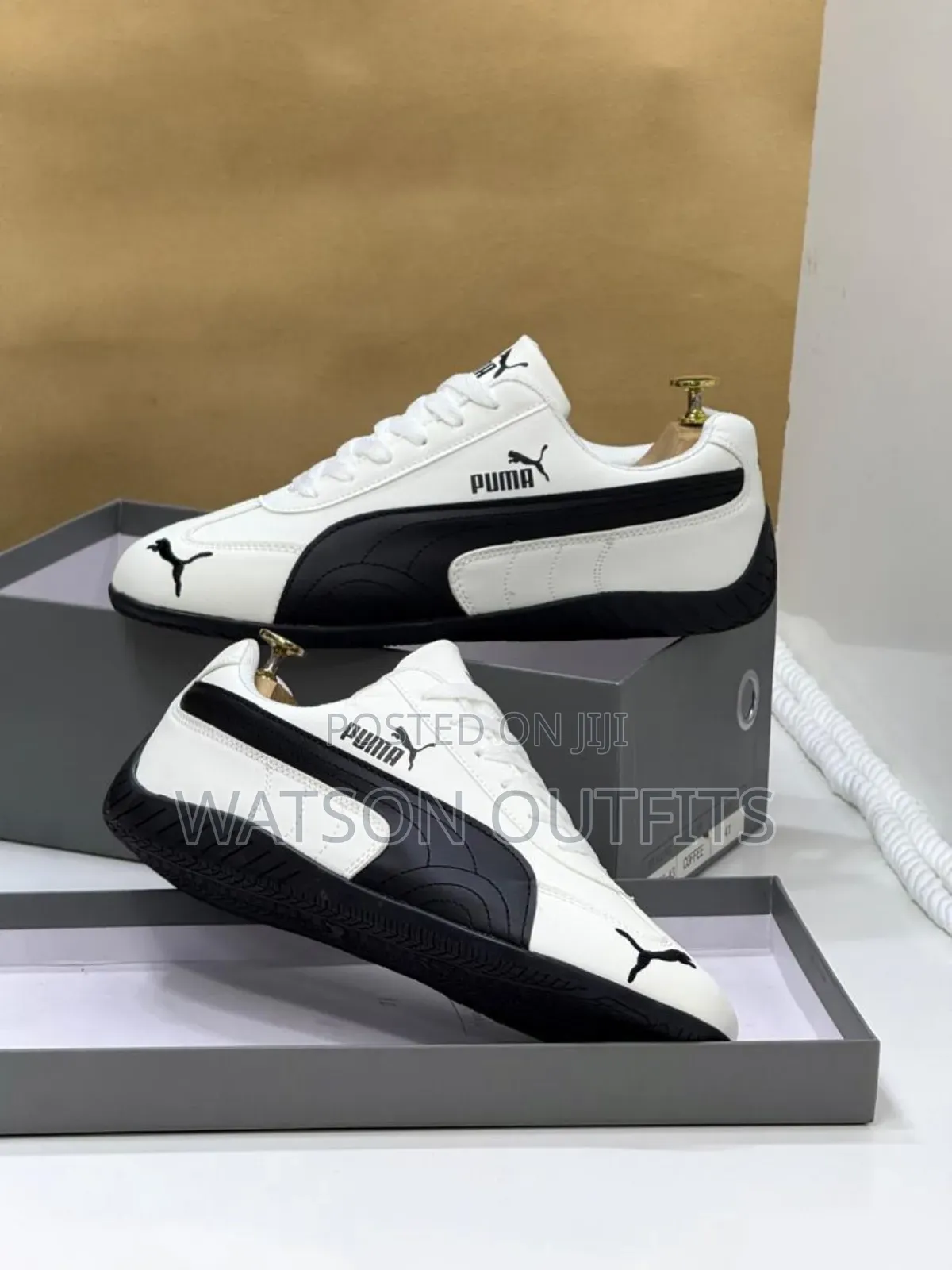Viatu or Shoes Za Leather Materials Vya Puma Brands or Chapa Ya Puma