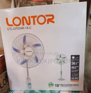 18"Rechargeable Standing Fan