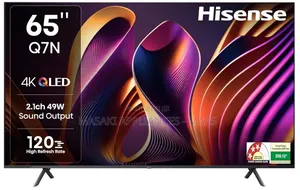 Brand New! Hisense 65"Model 65q7n Qled Vidaa144hz Smart Tv