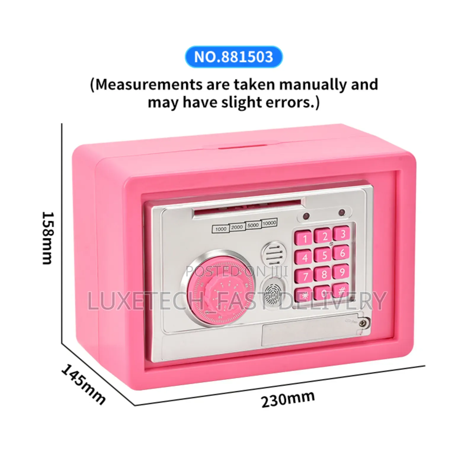 Electronic Mini Atm Machine (Mini Safe Box) - Kibubu