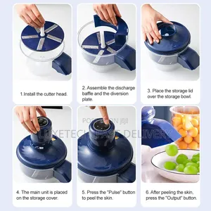 Portable Electric Automatic Fruit and Garlic Peeler Machine
