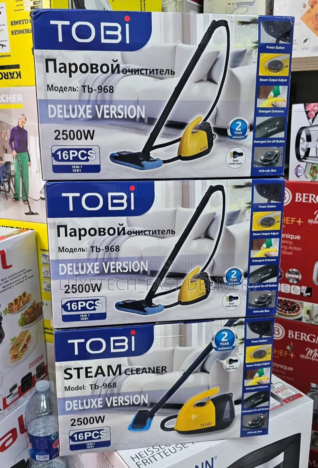 Tobi 16 in 1 Heavy Duty Steam Cleaner