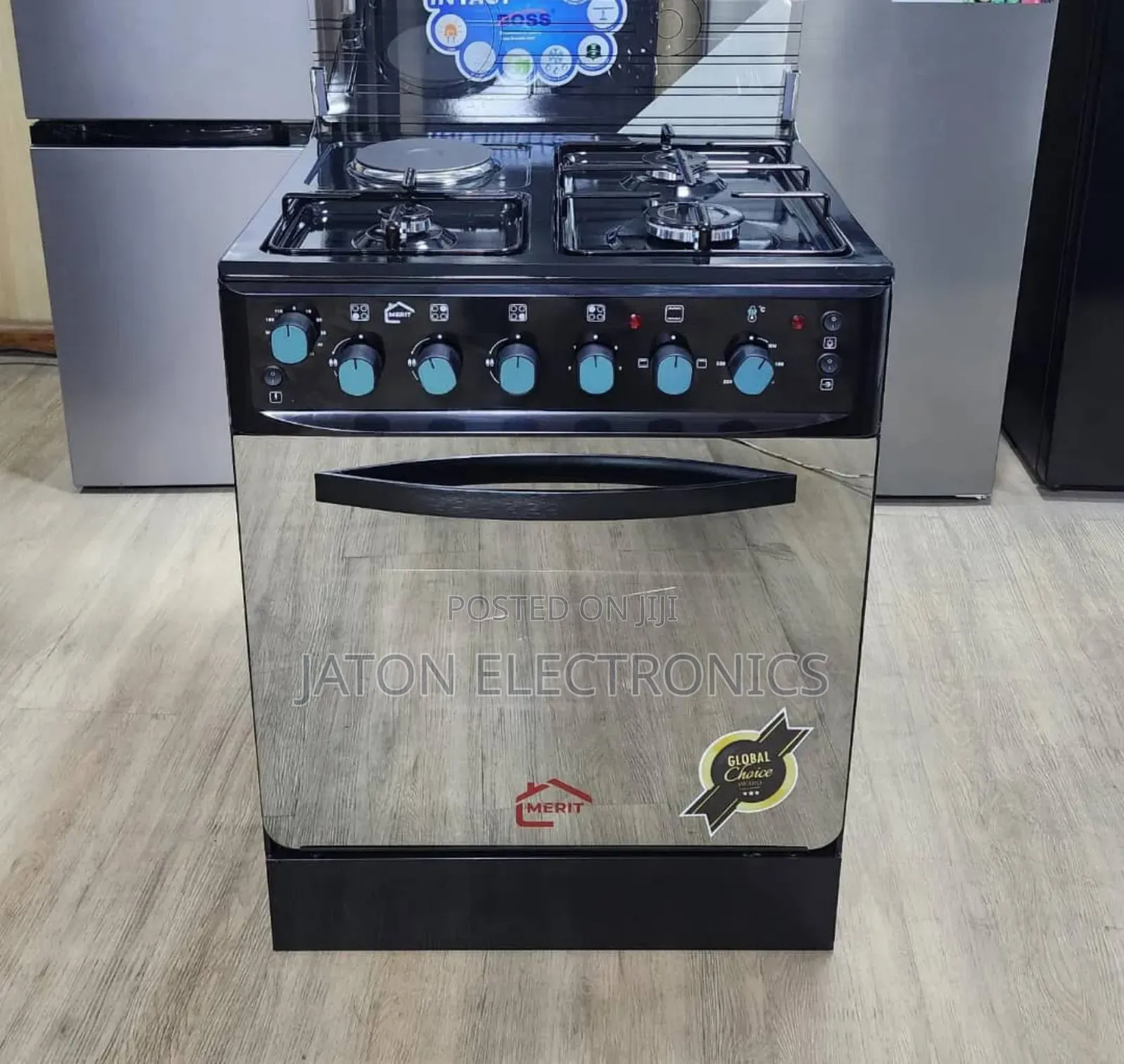 Merit Gas Cooker 4plates 3g+1e 60*60