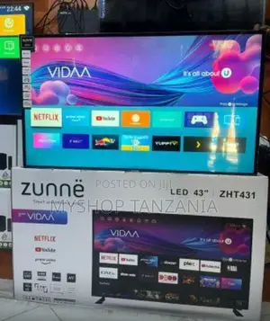 Zunne 43 Inches Smart Double Glass Tv