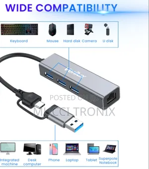 Usb Hub Multi Function Lan Adapter