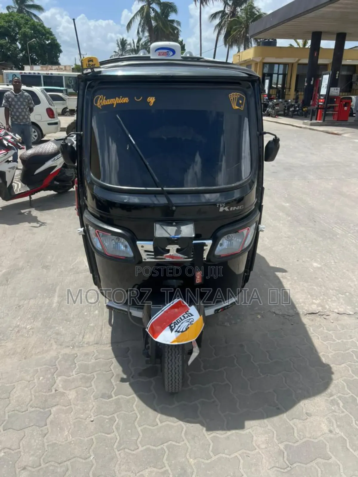 TVS King Deluxe Plus iTouch Start 2025 Black