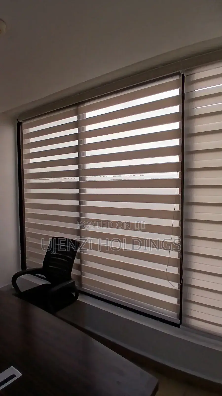 Window Blinders - In Tanzania . Zebra Blinders, Vertical Blinds.