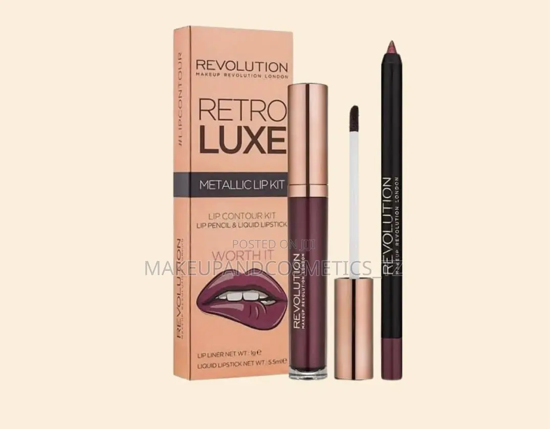 Revolution Retro Luxe Metallic Lip Kit Worth It