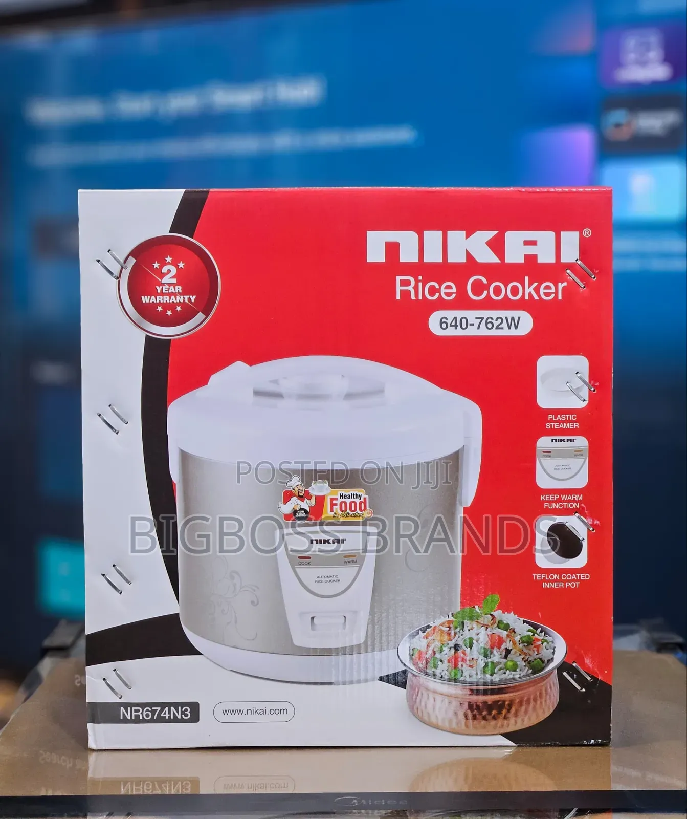 Nikai Rice Cooker
Nr674n3 1.8 Liters