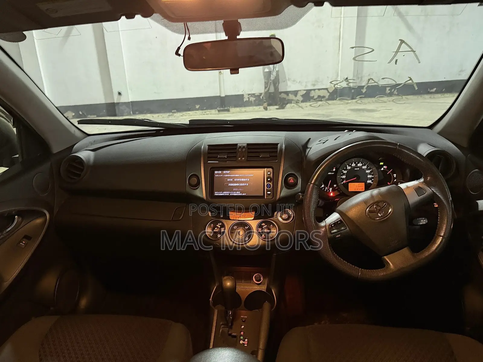 Toyota Vanguard 2012 Matt Black