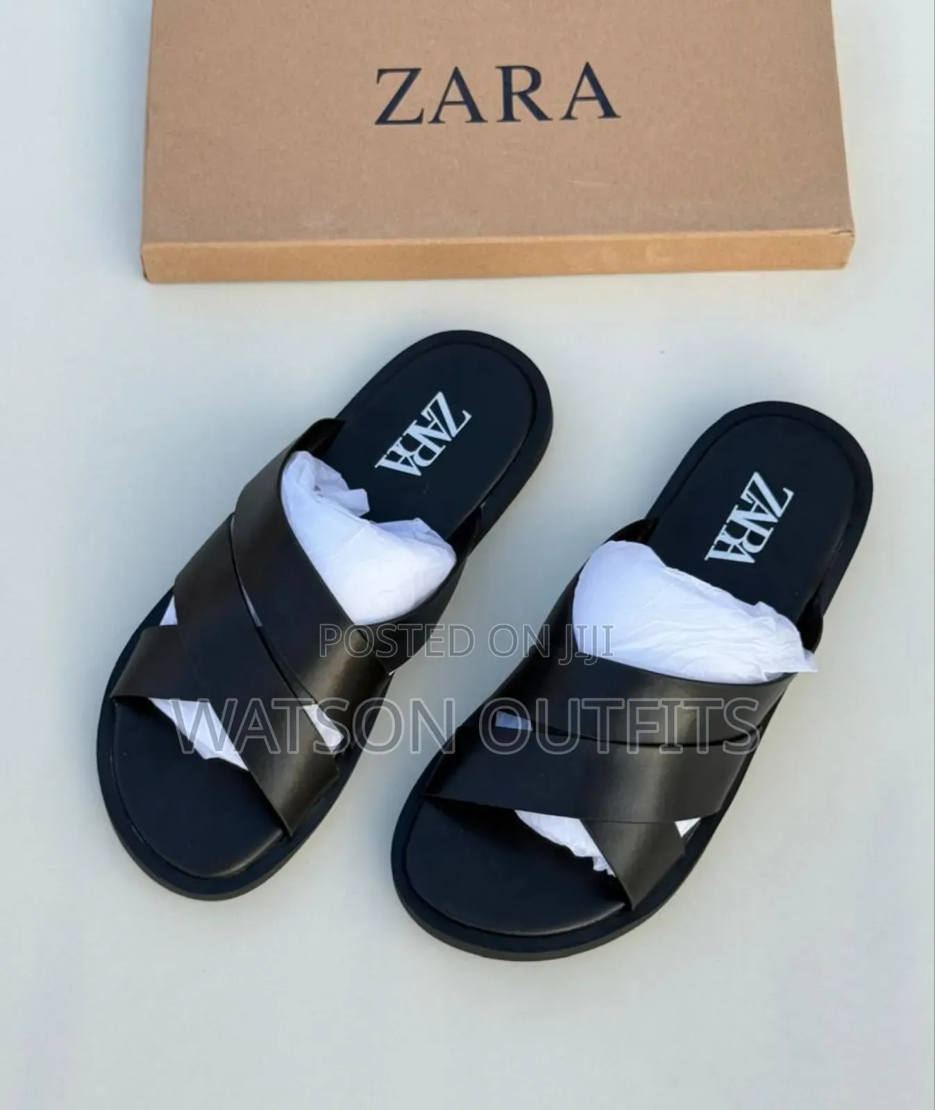 Sandals or Sendo Original or Org Za Zara Za Leather Materials
