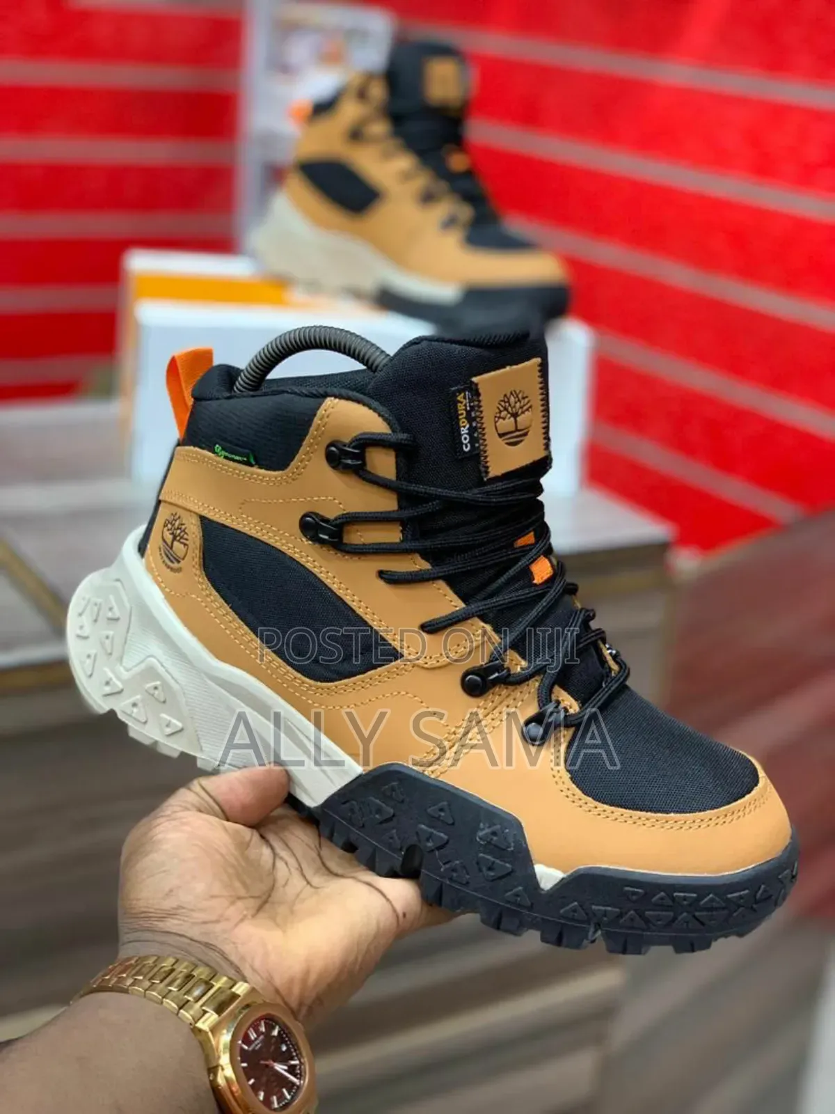 Men's Timberland Boots Material Leather Canvas
