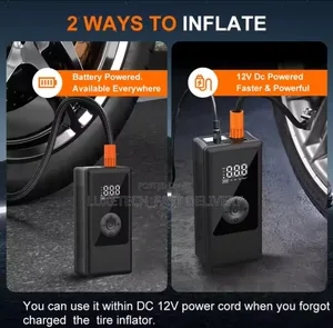 Digital Cordless Car Air Pump Tire Inflator Compressor
