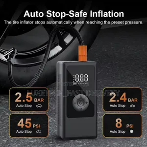 Digital Cordless Car Air Pump Tire Inflator Compressor