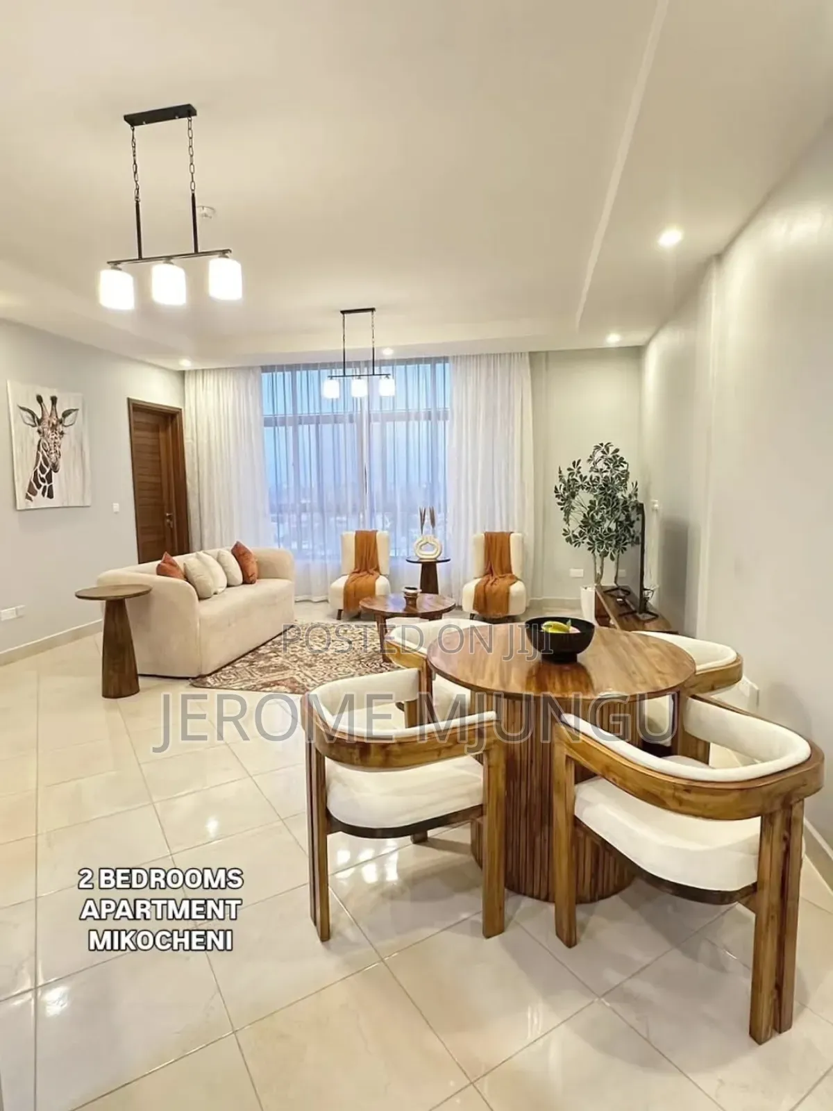 Furnished 2bdrm Apartment in Mikocheni for rent