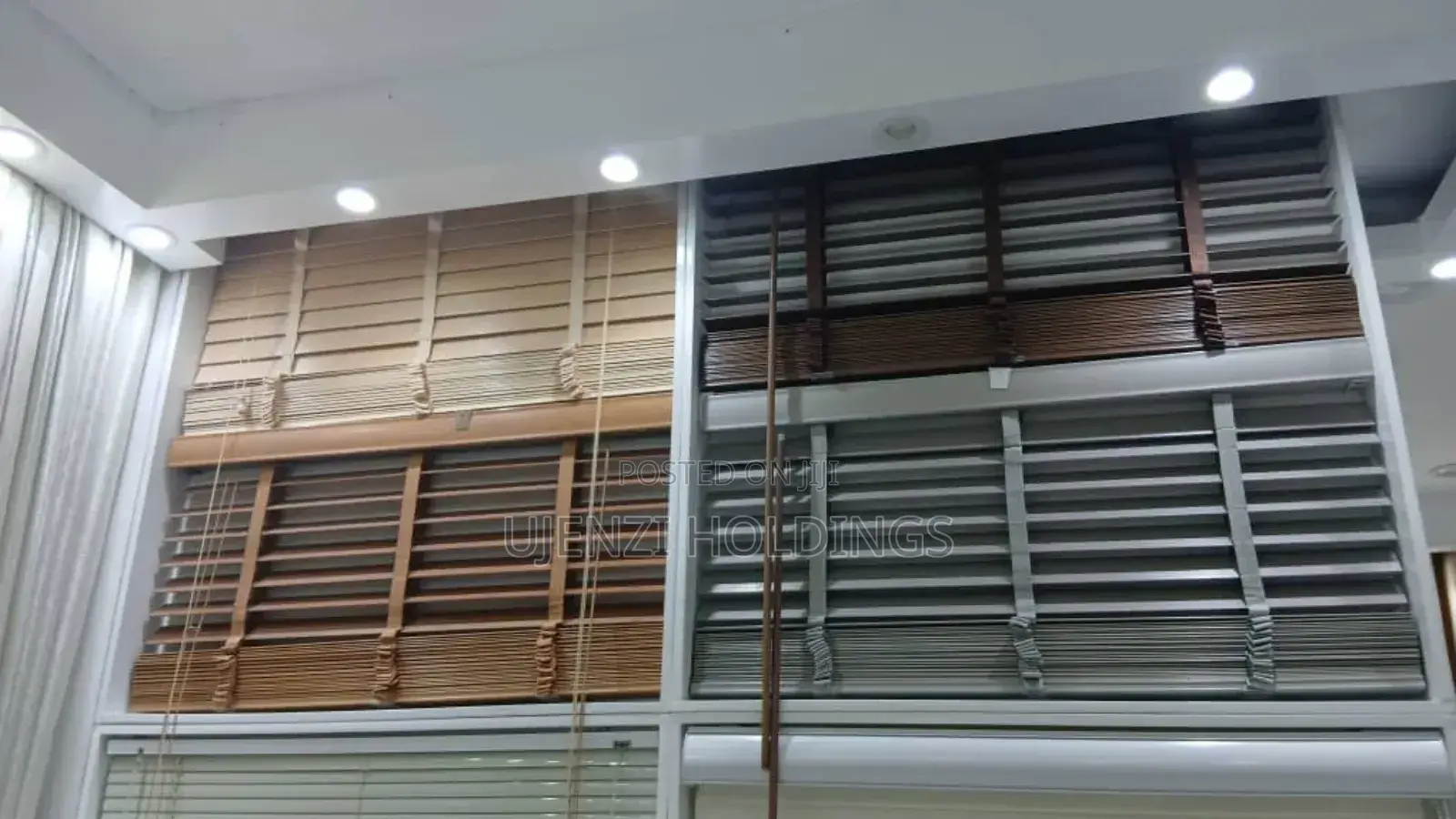 Wood Window Blinds- In Tanzania .