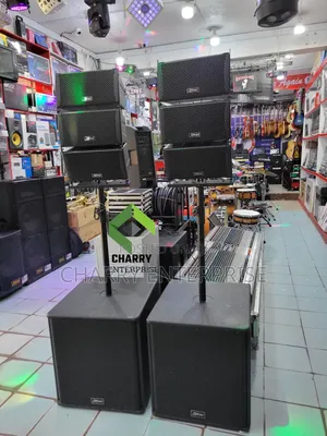 Powerful Soundsoft Speakers 2 Base Na 6 Tweeters Zinatumia Umeme