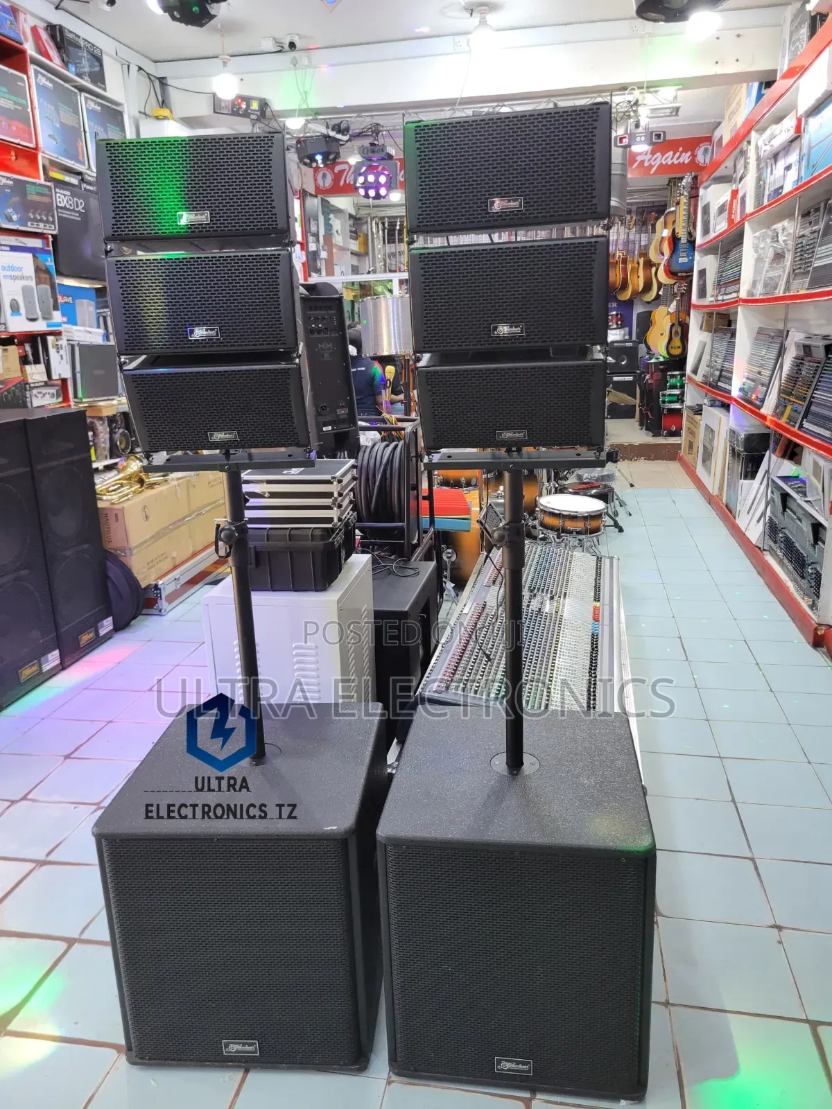 Powerful Soundsoft Speakers 2 Base Na 6 Tweeters