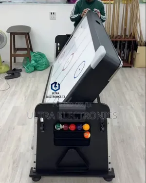 4 in 1 Classic 7ft Games Pool Table Air Hockey Tennis and Dining Table