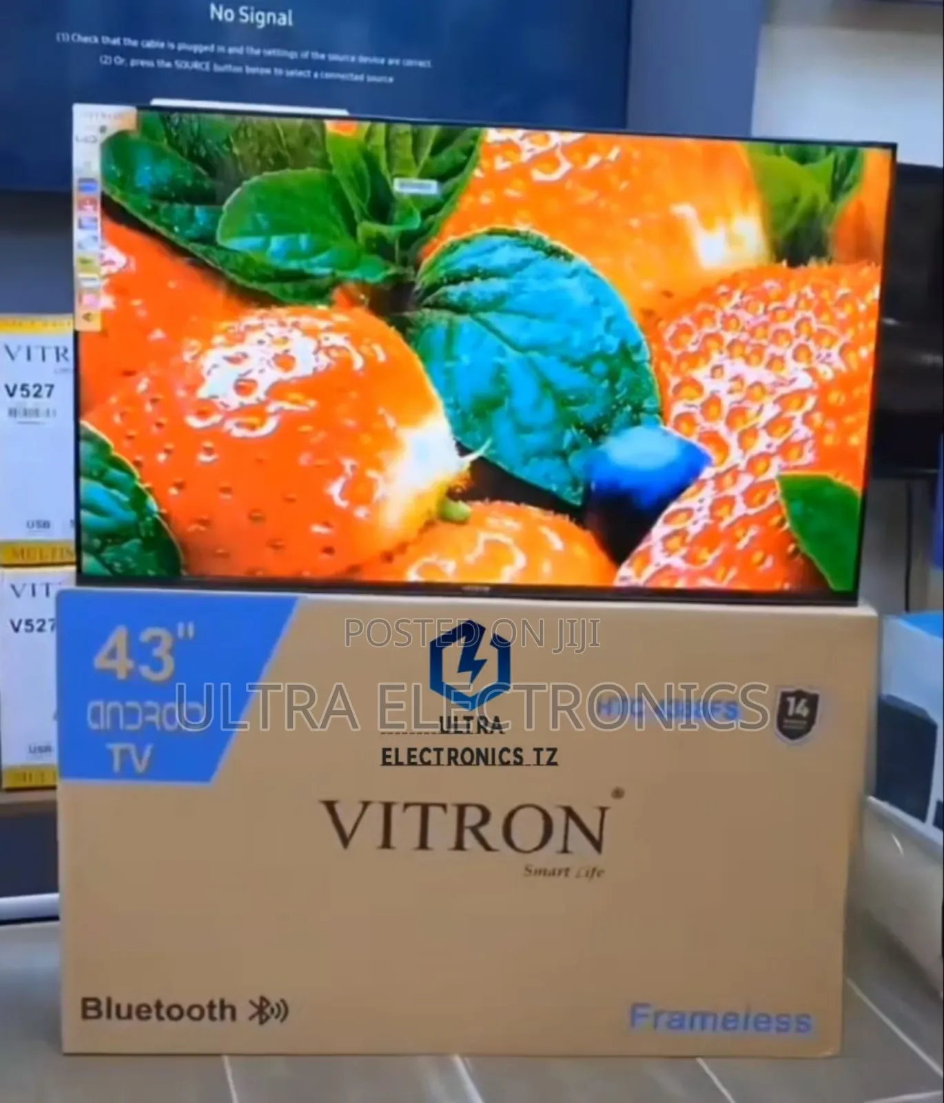 Vitron Frameless Smart Tv 43 Inch With Bluetooth Yenye Ubora