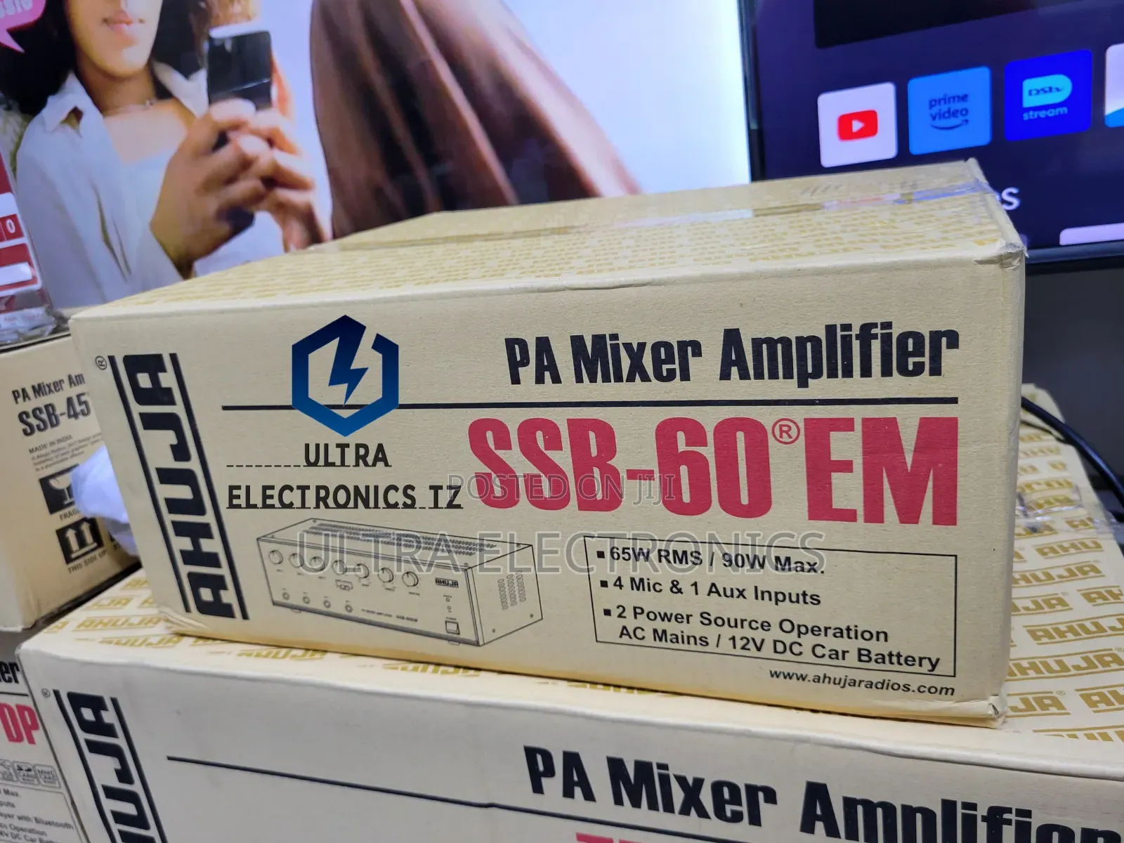 Ahuja Pa Mixer Amplifier SSB 60 Em 60 Watts