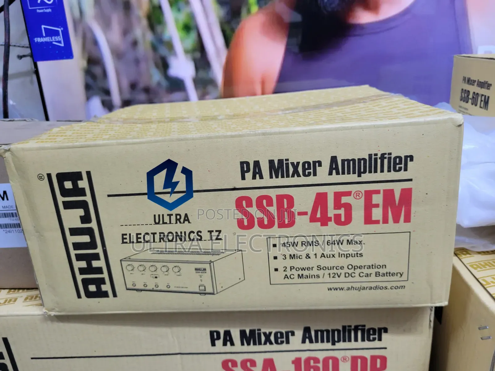 Ahuja Pa Mixer Amplifier SSB 45 Em 45 Watts